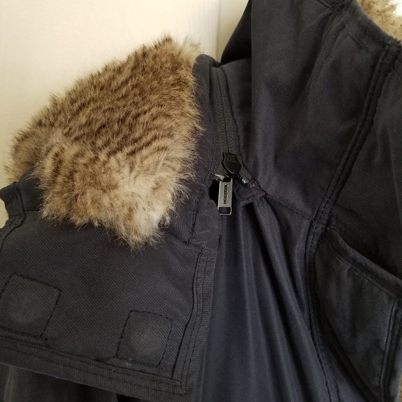 Aritzia Babaton Parka XS-Winter Jacket (Navy Blue) - Picture 4 of 4